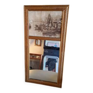 Miroir trumeau marine