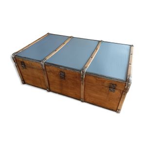 Malle ancienne en bois