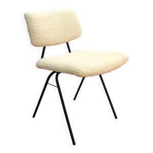 set de 4 chaises Pierre Guariche retapissées