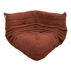 Togo angle terracotta par Michel Ducaroy pour Ligne Roset