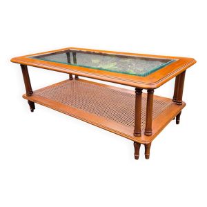 Table basse en merisier
