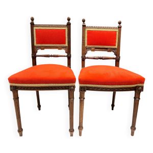 Chaises anciennes style boudoir