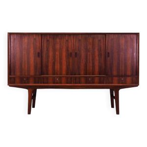 Buffet haut en palissandre, design danois, années 1970, production : Danemark