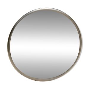 Miroir de barbier rond grossissant à poser ou à suspendre