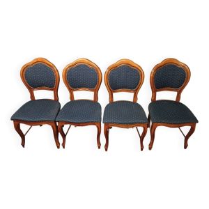 4 chaises Louis Philippe trèfle