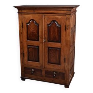 Petite Armoire à Épices en Teck et Palissandre, Pondichéry, Inde – Fin XIXe