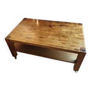 Table basse bois exotique