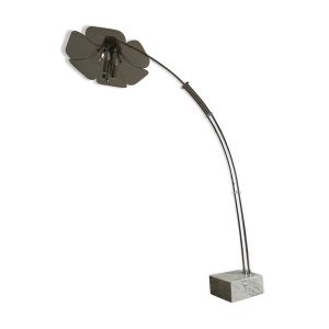 Lampadaire arc fleur ajustable, Italie, 1960
