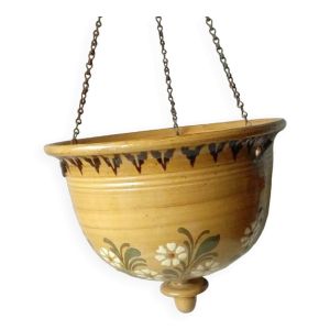 Suspension jardiniere en gres de souffleheim alsace