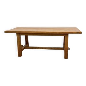 Table de ferme en orme massif 2m