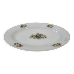 Plat de service arcopal fruits