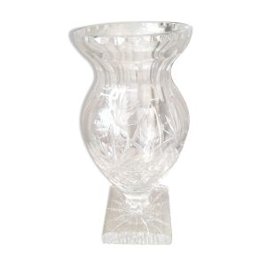 Vase medicis en cristal taille