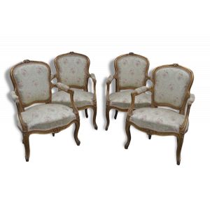 Salon style louis XV en bois doré