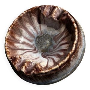 Cendrier Vide Poche en Céramique effet Marbre D 14 cm