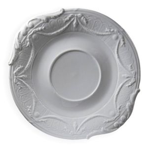 Très grand plat coupe centre de table Lafarge & Co porcelaine Limoges vinta