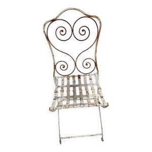 Chaise fer forgé ancienne