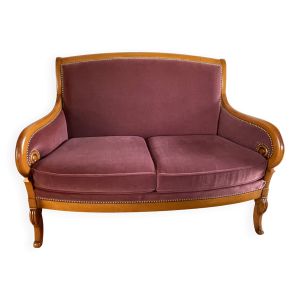 Canapé bergère style Louis Philippe - Louis XV