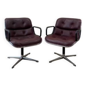 Fauteuils de bureau Charles Pollock