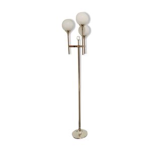 Lampadaire de chez Sciolari chromée vintage, années 1970, Italie