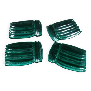 4 Assiettes vertes vallauris