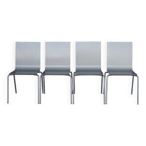 Chaises de salle à manger minimalistes Slim Shell par Arik Levy pour Ligne Roset, années 2000
