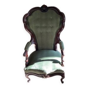Fauteuil bergère style Louis Philippe