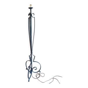 Lampadaire en fer forgé, années 60-70
