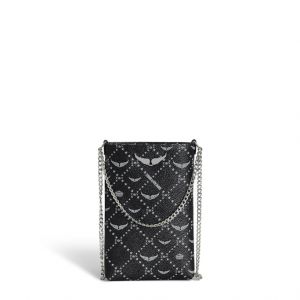 Pochette Téléphone Rock Black - Femme