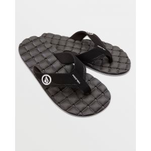 Volcom Sandales Recliner - BLACK WHITE - Taille 7