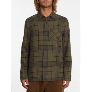 Volcom Chemise à carreaux Caden - MILITARY - Taille S