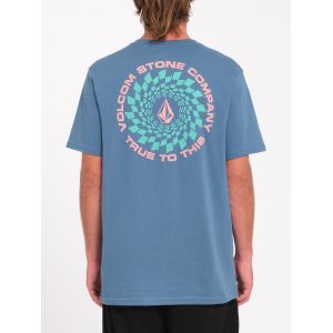 Volcom T-shirt Easy Orbit - BLUEBERRY - Taille XL