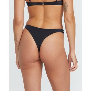 Volcom Bas de Bikini Simply Seamless Tiny - BLACK - Taille L