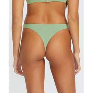 Volcom Bas de Bikini Simply Seamless Tiny - GRASS GREEN - Taille XL