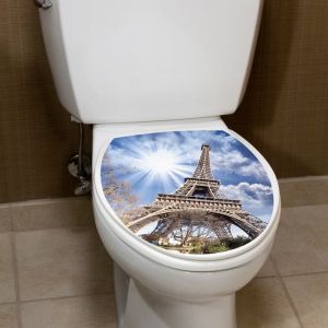 Sticker abattant wc Tour Eiffel