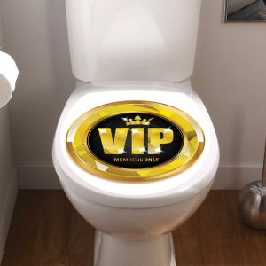 Sticker abattant toilette VIP