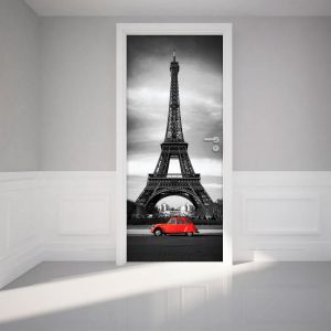 Sticker porte 204 x 83 cm - Tour Eiffel