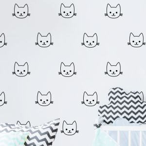 Stickers 60 t&ecirc;tes de chats