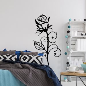 Sticker rose d&eacute;licate