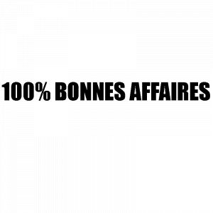 Sticker Ligne 100% Bonnes Affaires