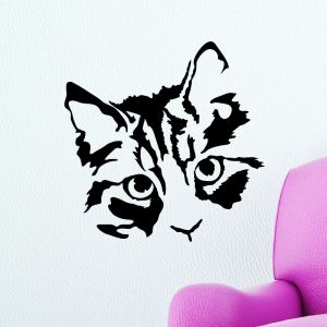 Sticker visage de chat