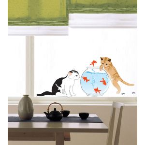 Sticker Chat et poissons