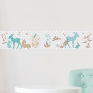 Stickers frise chambre enfant nos amis les animaux