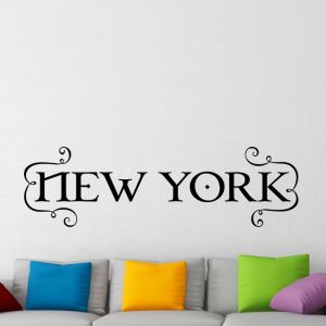 Sticker New York déco