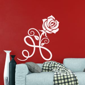 Sticker Rose p&eacute;tillante