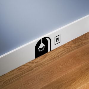 Sticker trou de souris avec lampe