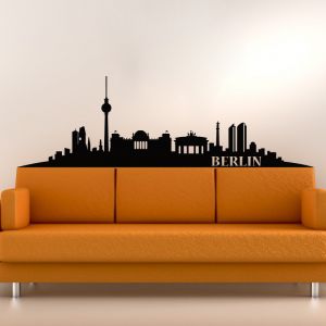 Sticker skyline Ville de Berlin