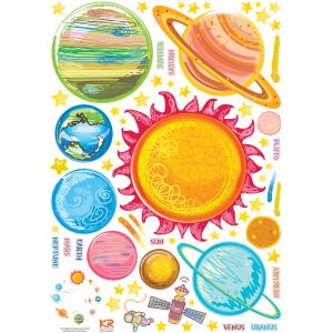 Stickers planètes du Système Solaire