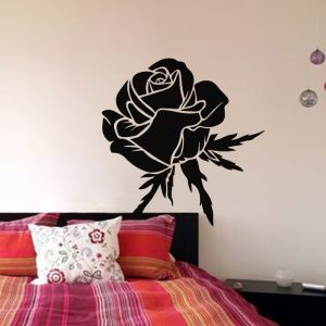 Sticker rose somptueuse