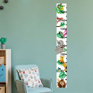 Sticker toise animaux d'Afrique rigolos