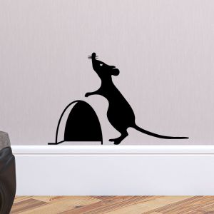 Sticker trou de souris avec la souris 2